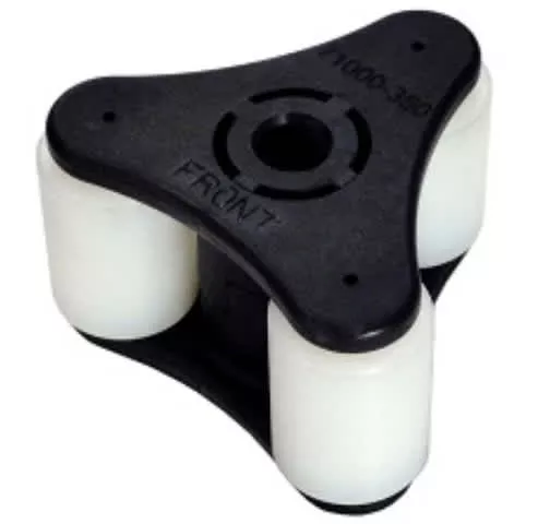 Blue-White Triple Roller Assembly, 3 Rollers, Fits A-100N and A1 Series Pumps | 71000-350
