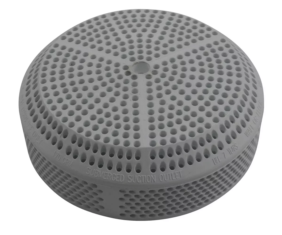 Custom 25201-037-000 Spa Suction Cover, 170 GPM, 4-7/8"fd- Graphite Gr