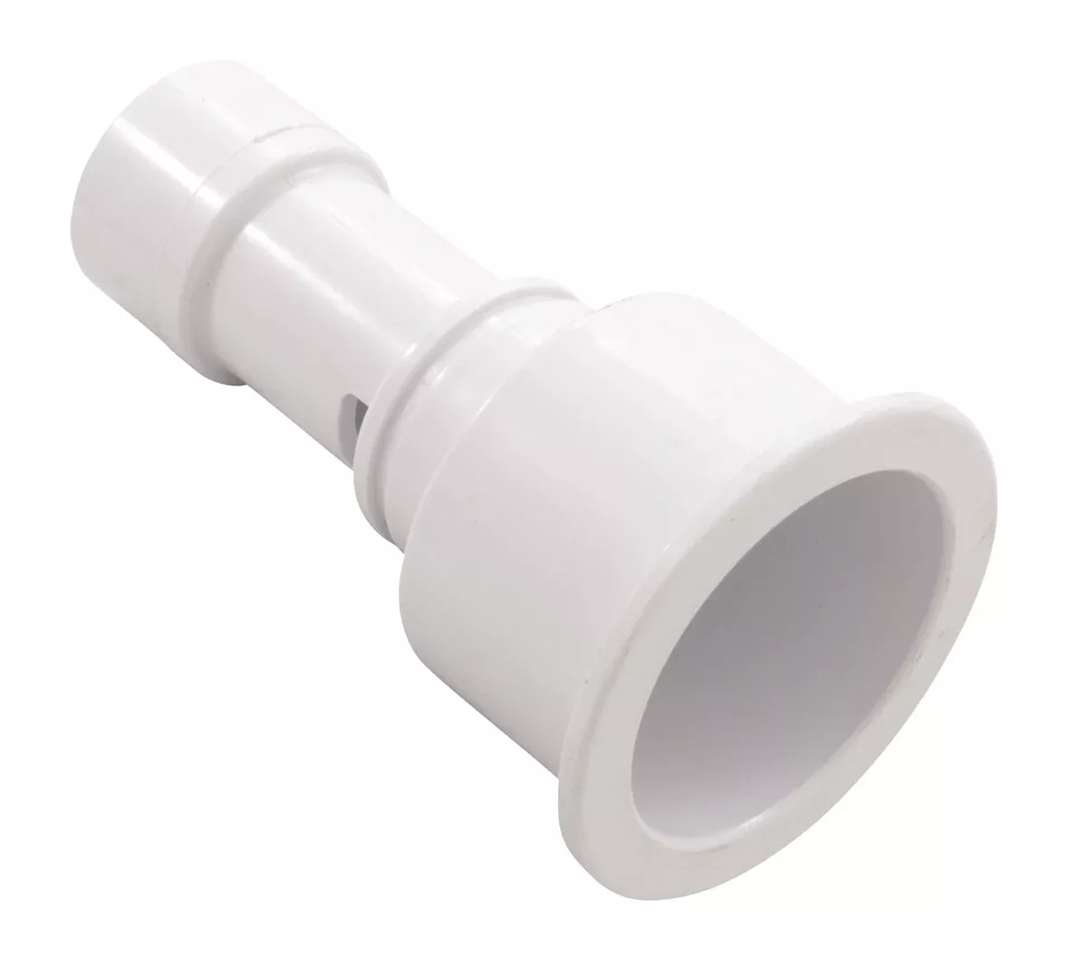 Custom 25580-200-030 2" Gunite Jet Body Wall Fitting- White