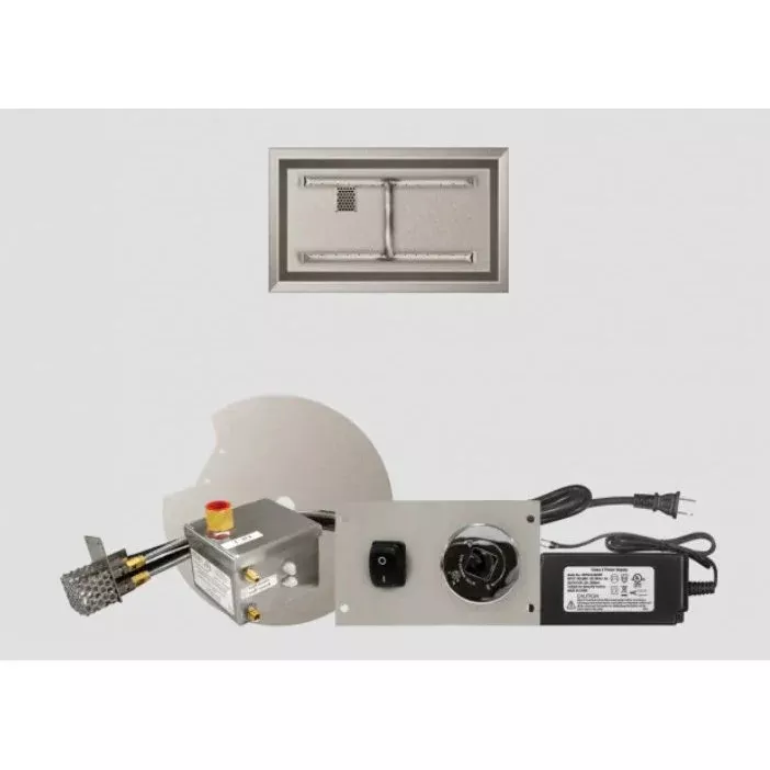 Firegear AWS Drop-In H-Burner System, 24" x 12", Linear, Propane | LOF-2412HAWS-P