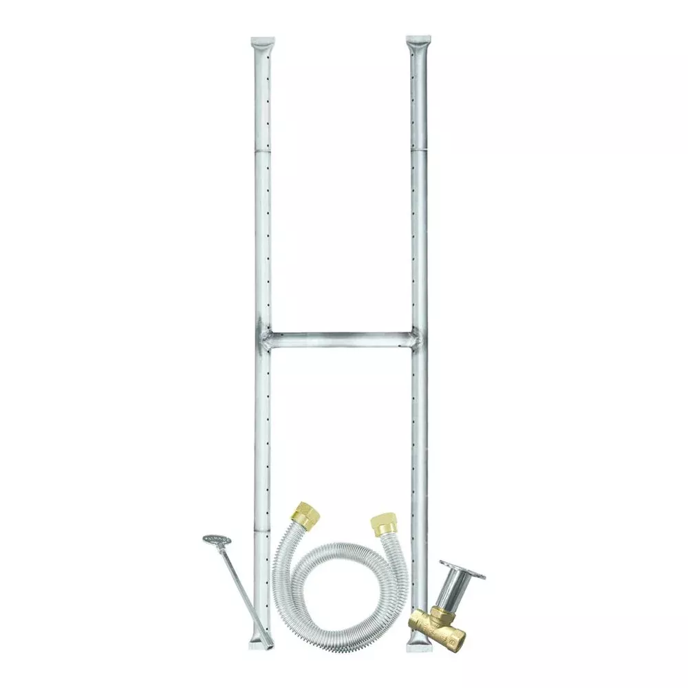 Firegear H-Burner Kit, 36" x 6", Natural Gas, Stainless Steel | FG-H-3606SSK