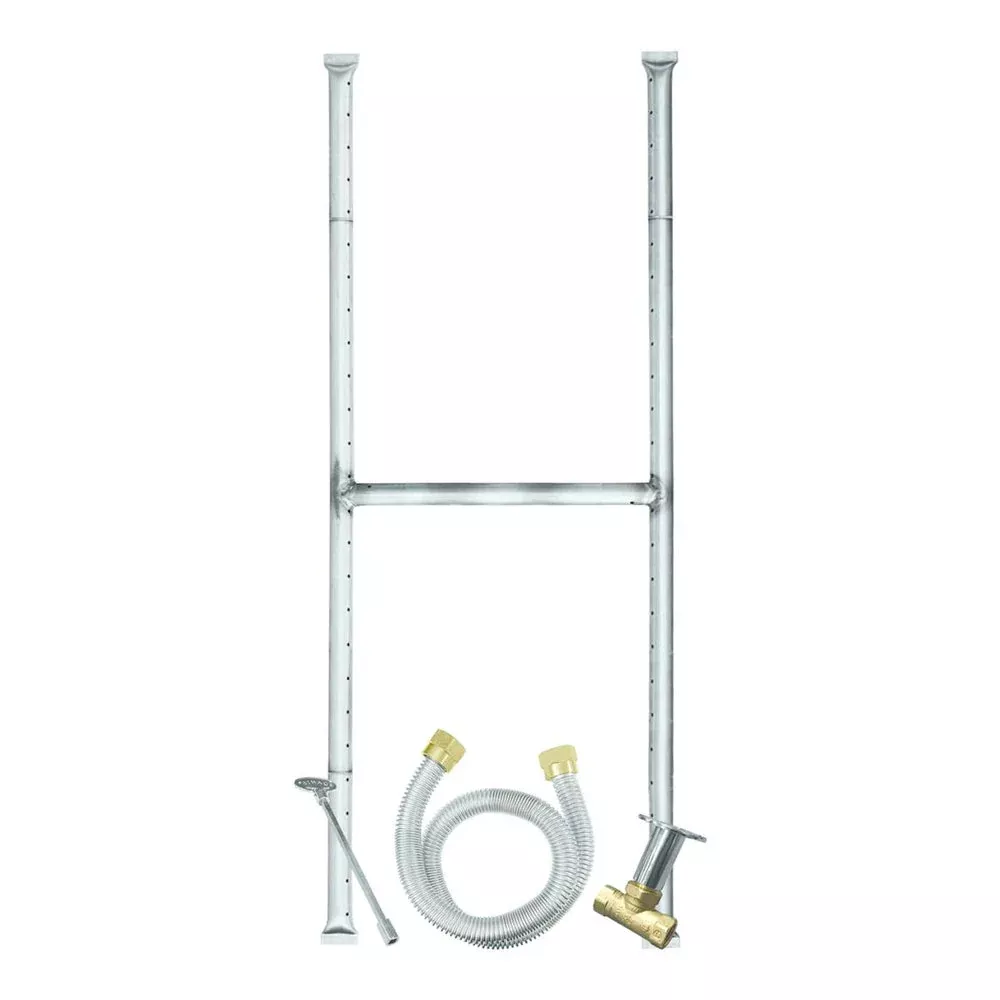 Firegear H-Burner Kit, 81" x 10", Natural Gas, Stainless Steel | FG-H-8110SSK