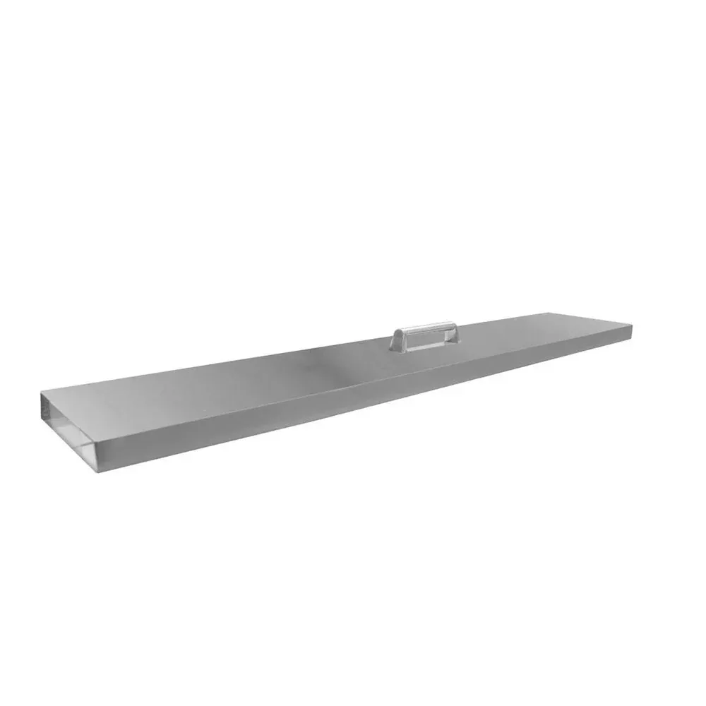 Firegear LOF Lid for LOF-7216 Pan, Linear, Stainless Steel | LID-LOF7216