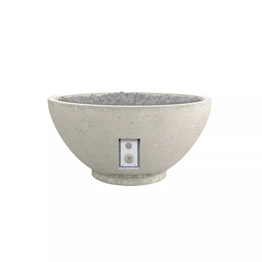 Firegear Sanctuary 2 Fire Bowl, All Weather Electronic Ignition, Natural Gas, Arctic | SAN2-34DBSAWS-N-AR