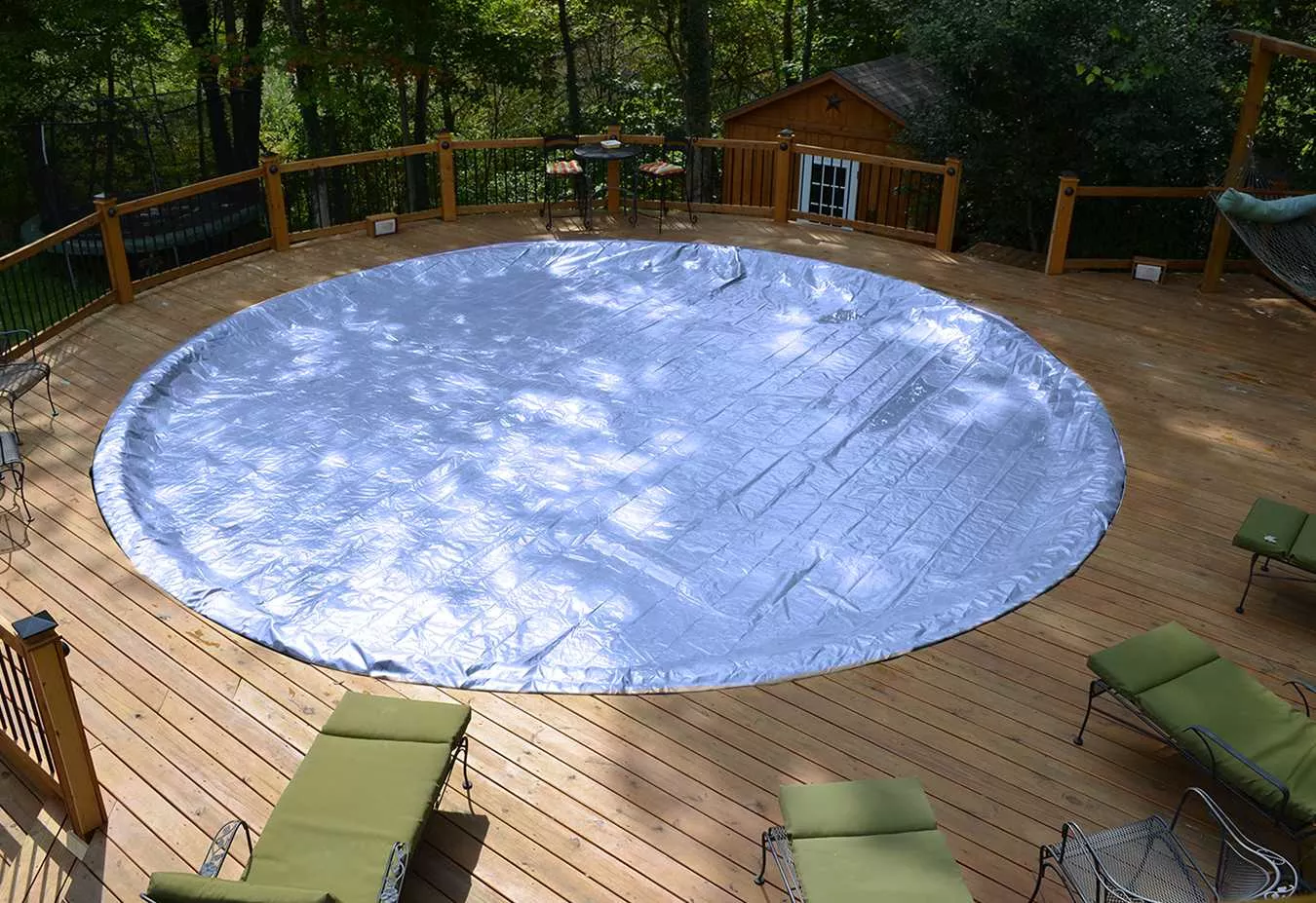 GLI Estate Plus Xtreme Safety Pool Cover, 16' x 32', Oval | 45-1632OV-EPX-4-BX