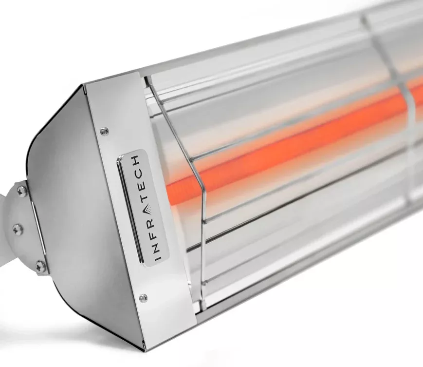 Infratech Dual Element Infrared Heater, 33", 1,500W, 120V, Stainless Steel | W1512SS