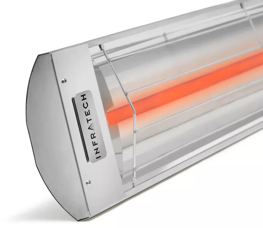 Infratech Single Element Infrared Heater, 33", 1,500W, 240V, Stainless Steel | C1524SS