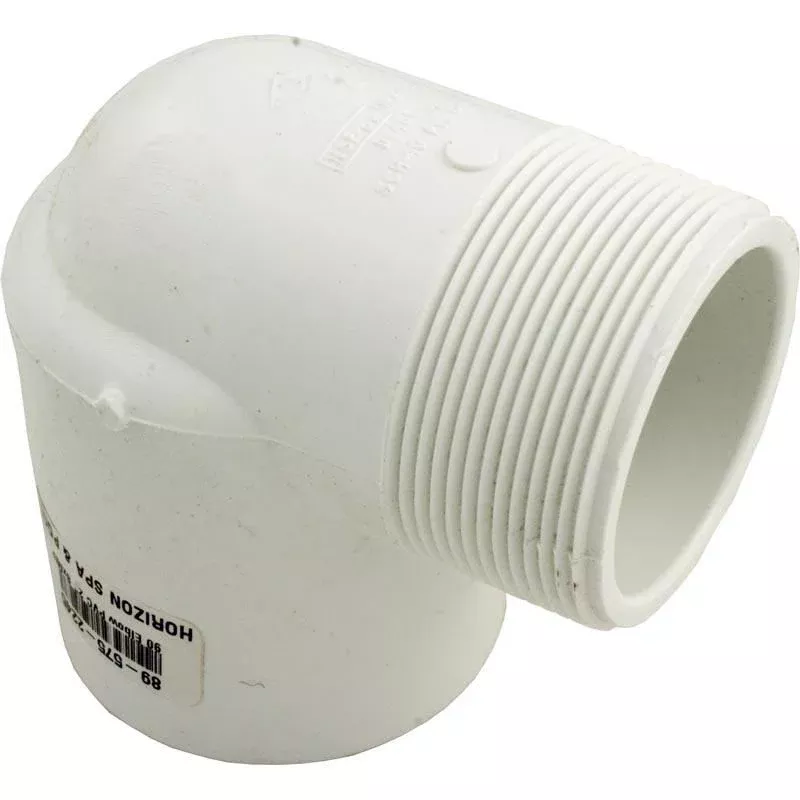 Lasco 410-020 2" Slip x 2"MPT 90 degree Elbow