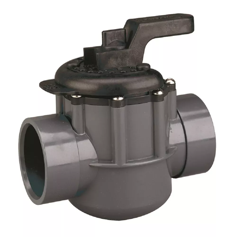 Pentair 263038 1.5" x 2" 2-Way PVC Diverter Valve