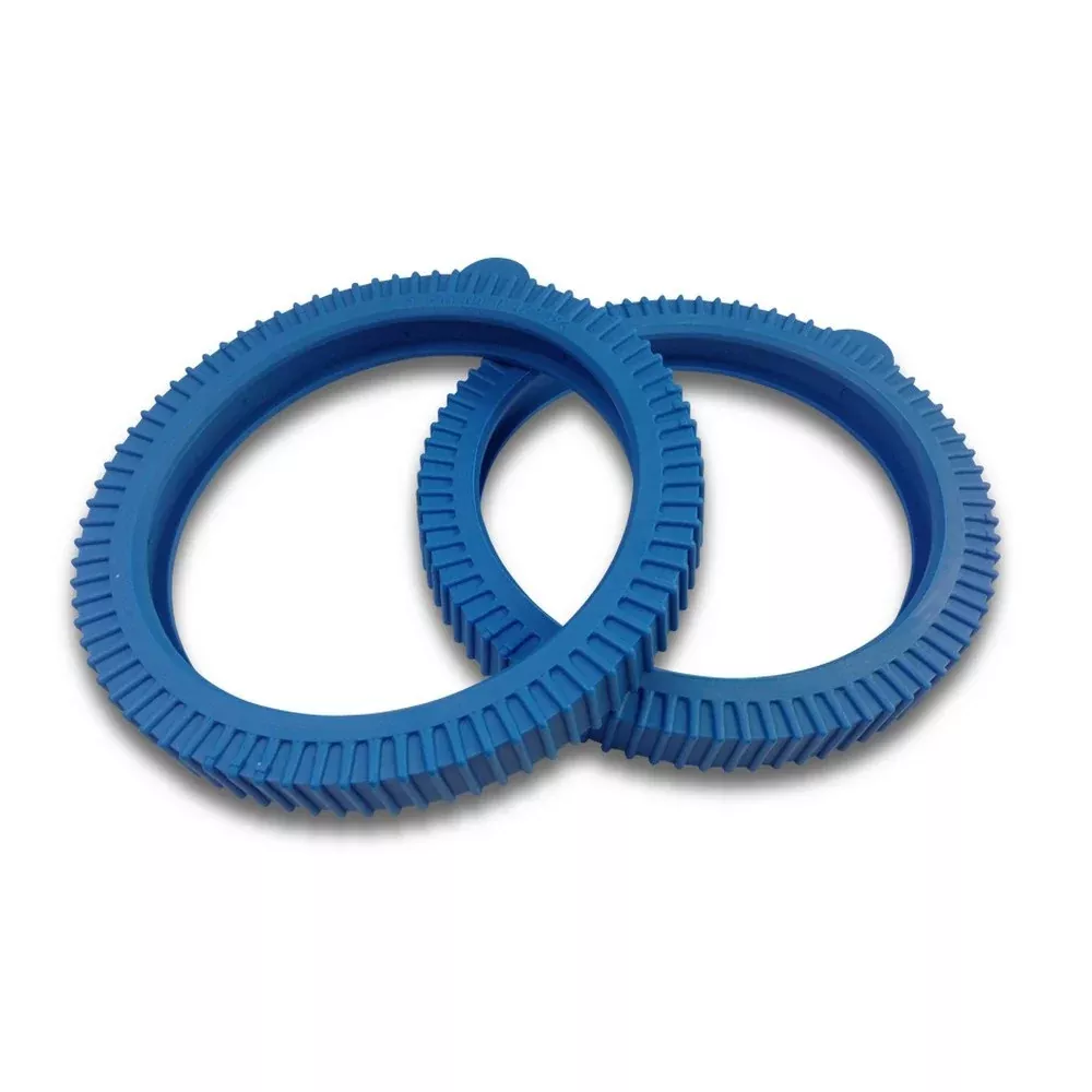 Poolvergnuegen 896584000-938 Solid Front Tire Kit for Tile Pools - Blu