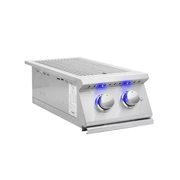 Summerset Pre-2025 Sizzler Pro Double Side Burner, Propane | SIZPROSB2-LP